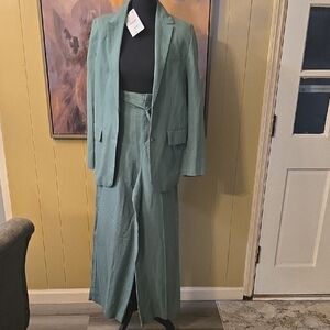 Zara WomenTeal Suit Set
